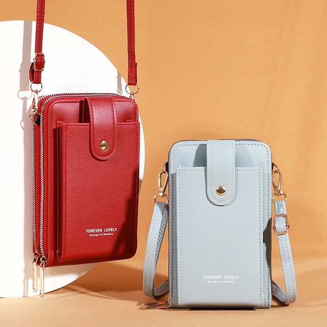Handy PU Damen Tasche Schulter Crossbody