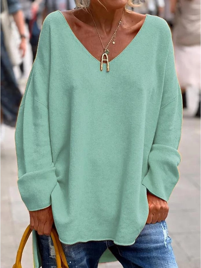 Women's Tunic Oversized Sweatshirt Pullover Sports Basic