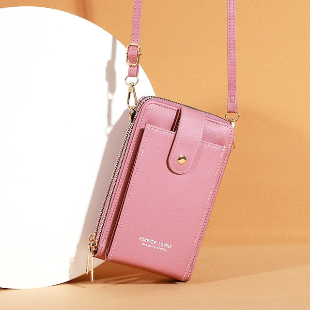 Handy PU Damen Tasche Schulter Crossbody