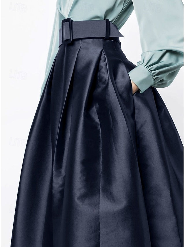 Wedding High Formal Guest Gown Floor Dress A-Line Evening Split