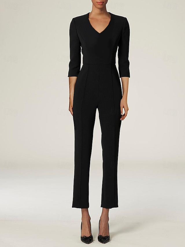 the of Bride Dress Mother Simple With Elegant Jumpsuit Overskirt