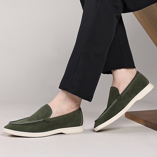 Loafers – Slip-On Faux Casual Blue Men's Light Breathable