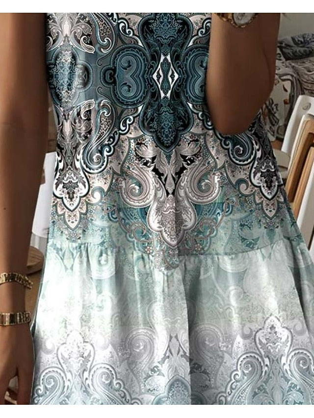 Women's Mini Dress Vintage Dress Casual Dress Petite Dress