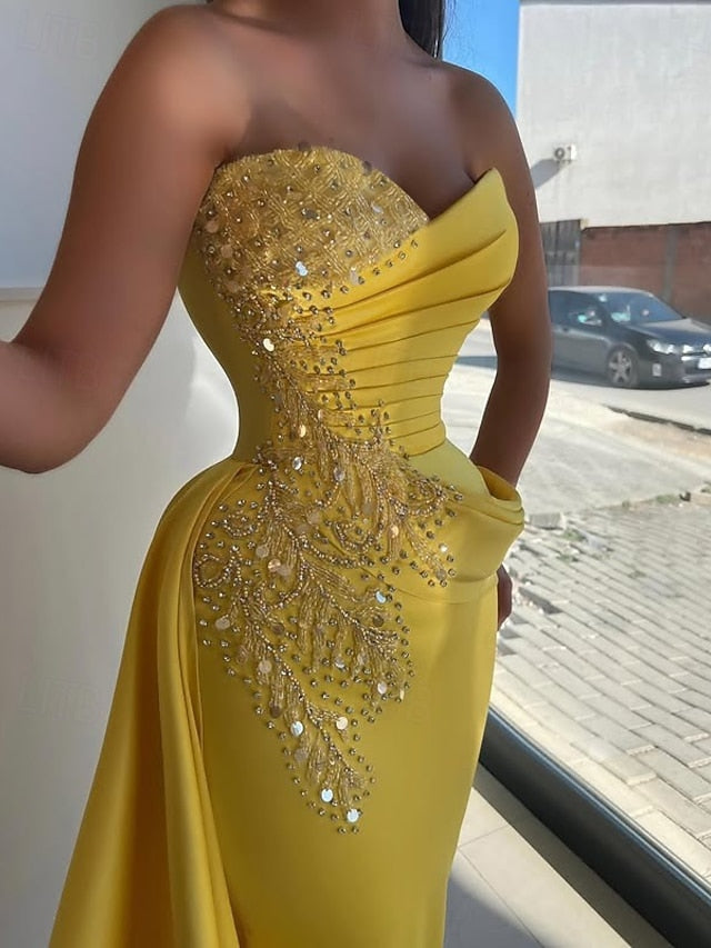 Elegant Trumpet Formal / Evening Gown Dress Mermaid Wedding
