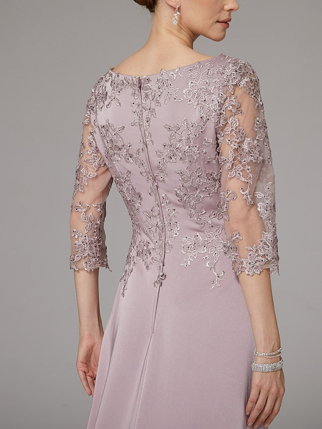 Wedding of Dress the Mother Bride Elegant Sheath Beach