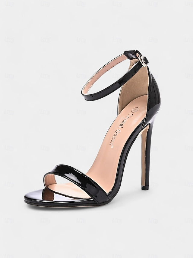 Metallic Women Heel Wedding Sleek – Sandals for Stiletto