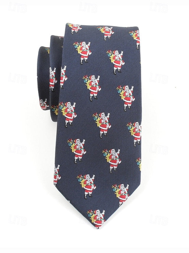 Necktie Santa Christmas Men's with