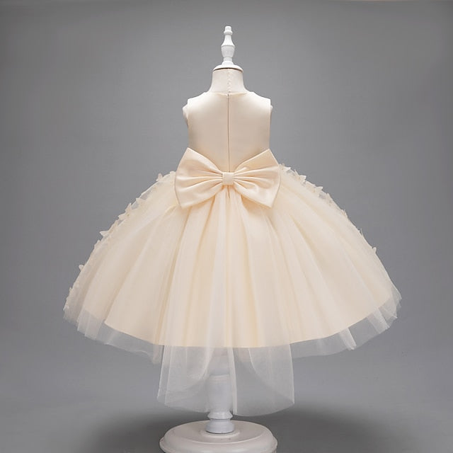 Dress Flower Party Kids Girl Butterfly Girls'