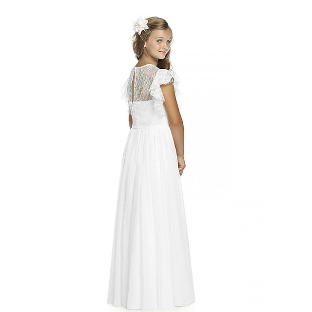 Wedding Party Flower Girl Girls' Dress Performance