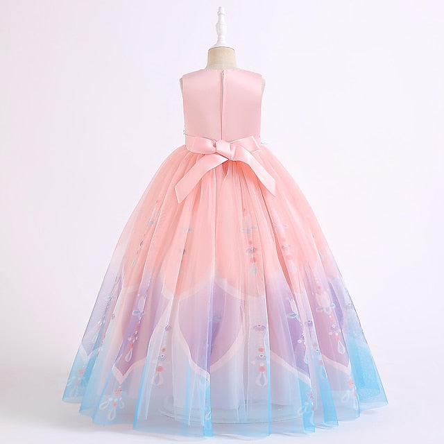 Party Girls' Girl Kids Flower Dress