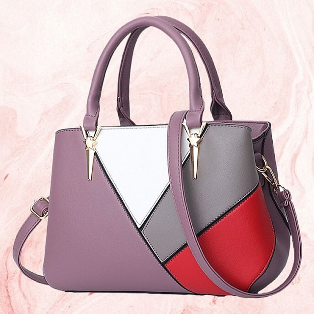 Shoulder Diaper Handbag PU Bag Women's Tote Leather