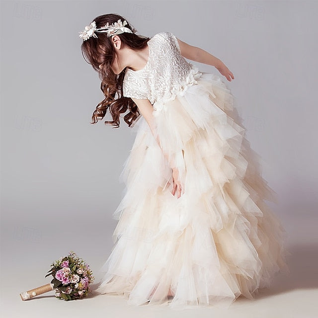 Kid's Flower Girl Dress Girls' Princess