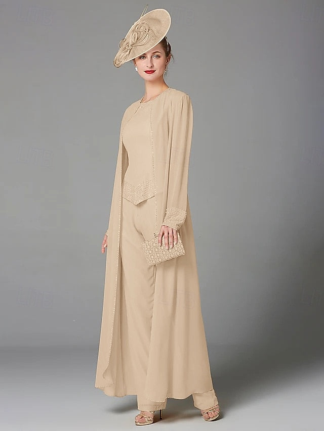 of Beach Bride the 3 Mother Wedding Formal Pantsuit Piece