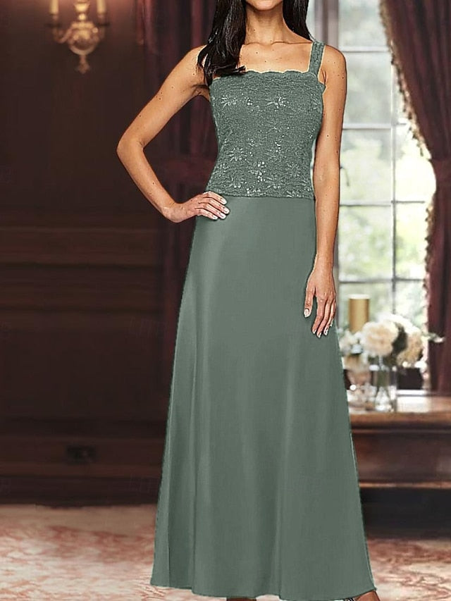 Formal A-Line 3 Guest Dress Mother Bride of Piece Wedding the