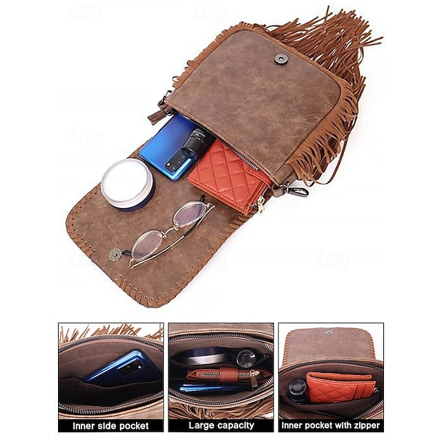 PU Bag Women's Shoulder Crossbody Bags
