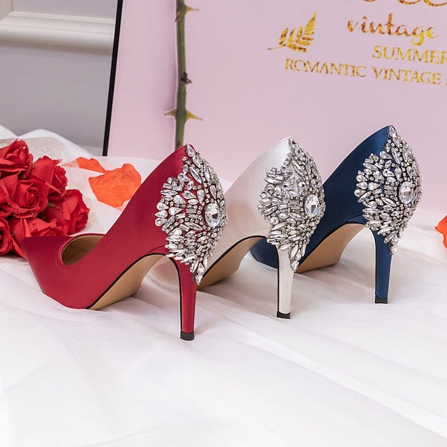 Bridesmaid Women's Shoes Bridal Dress Pumps Wedding Office