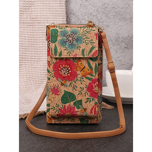 Women’s Boho Vintage Bag with Adjustable Crossbody Phone