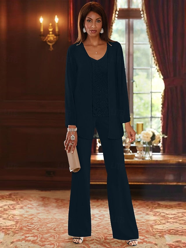 of Pantsuit Bride the Wedding Beach Piece 3 Formal Mother