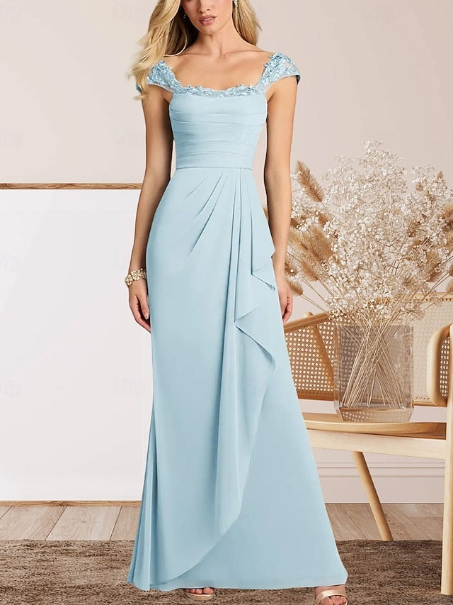 Bride A-Line Mother of the Dress Elegant Wedding Guest
