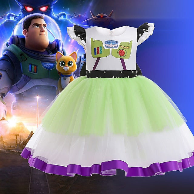 Toy Cosplay Girl Buzz Flower Story Lightyear Costume