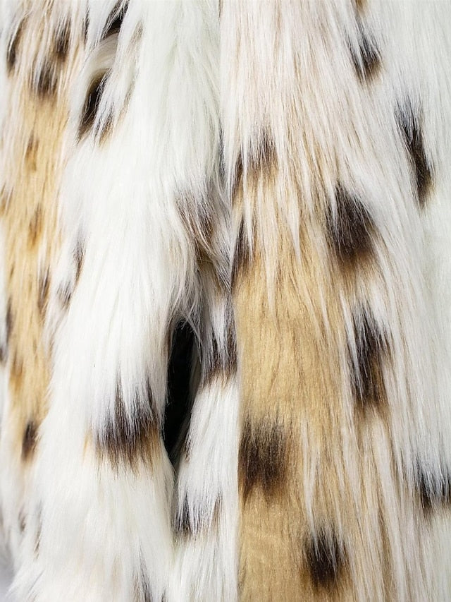 Furs Women's Fur Warm Coat Faux Leathers Comfortable