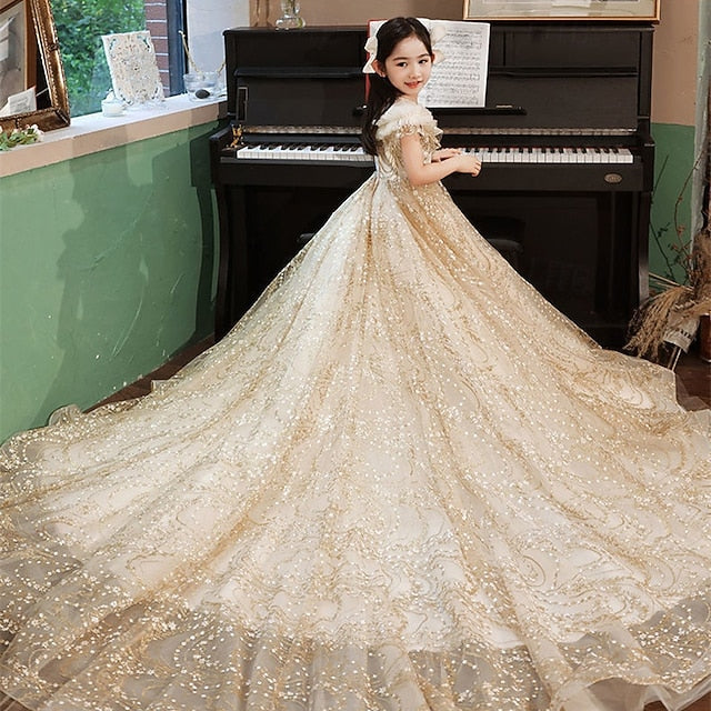 Kid's Princess Flower Girl Girls' Dress