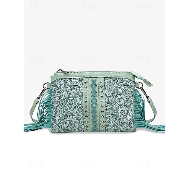 PU Crossbody Ledertasche Schultertasche Wristlet Damentaschen