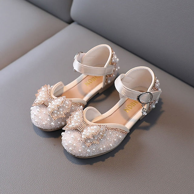 Flats PU Dress Lolita Glitters Girls' Shoes Daily Rubber