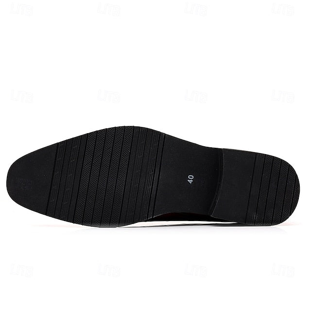 Shoes Slip-On – Crocodile Burgundy Men's Dress Pattern