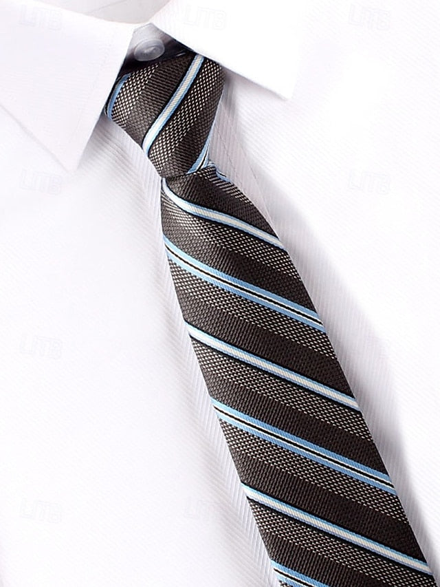 and Stripes Classic Men's Narrow Zip - Ties Pre-Tied