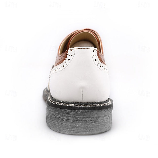 Gatsby-Inspired Men's Shoes in Spectator Wingtip Oxford