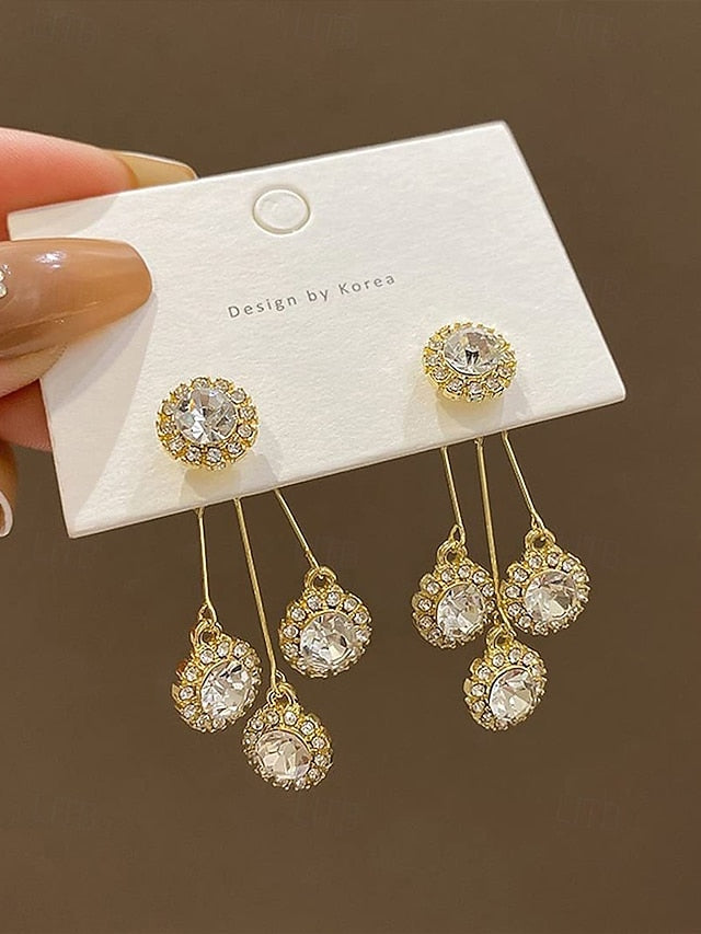 Sparkling Dangle for Women – Earrings Elegant Crystal