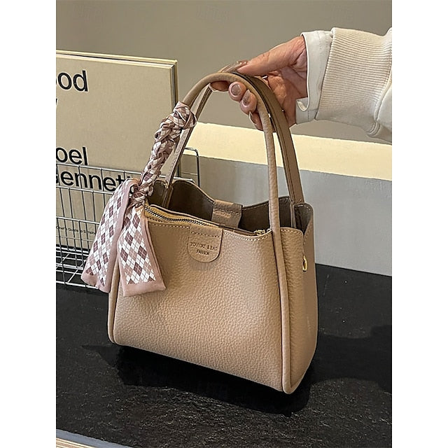 Handtasche Tasche Taschen Schulter Crossbody Damen Eimer PU