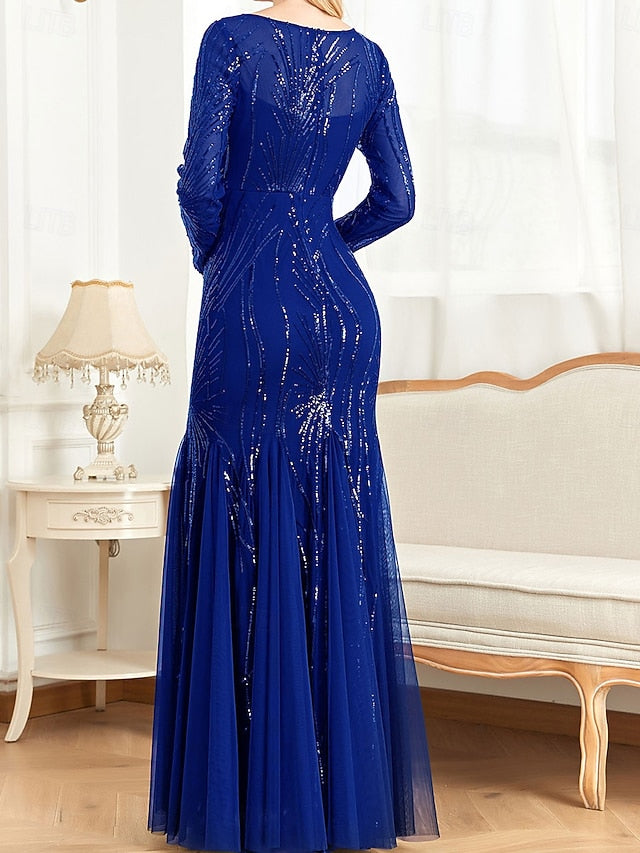 Neck Party of Dress the Mother Elegant Crew Floor Bride