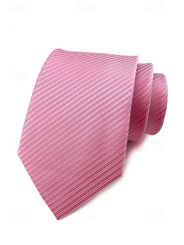 tie Men's striped satin