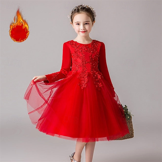 Kid's Girls' Dress Princess Flower Girl