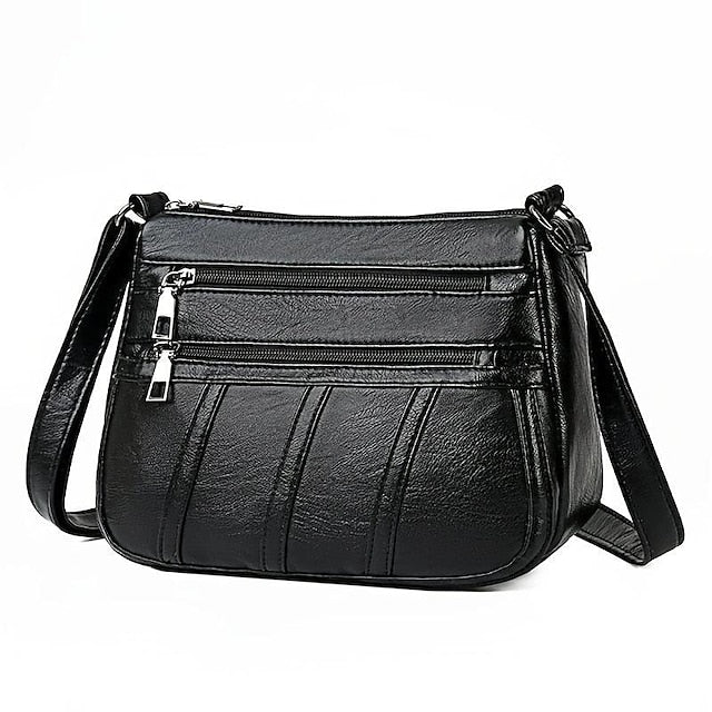Crossbody Black Stylish Women's Bag – Faux Leather