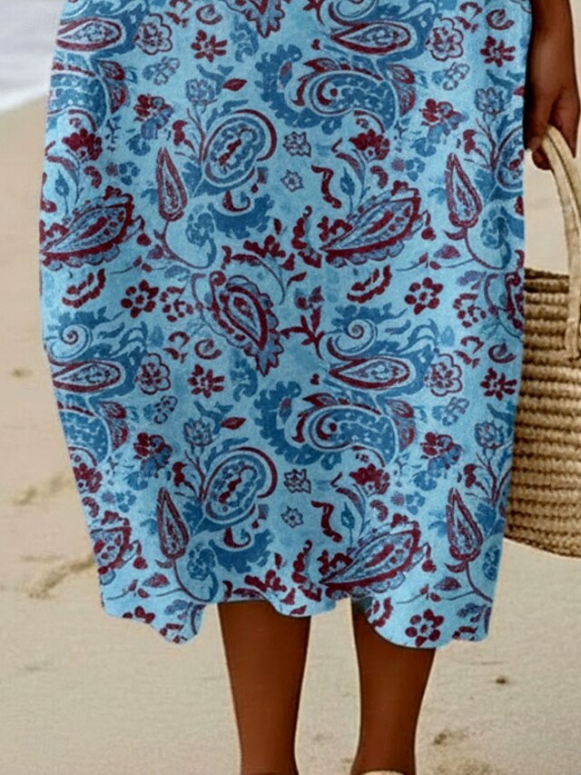 Women's Midi Dress Casual Dress Sundress Shift Dress