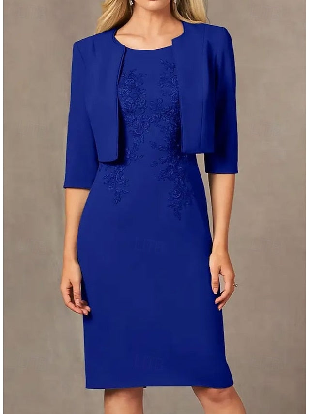 Two Sheath / Wedding Mother of the Column Suit Beach Piece Dress