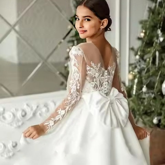Party Communion Girls' Dress First Girl Flower