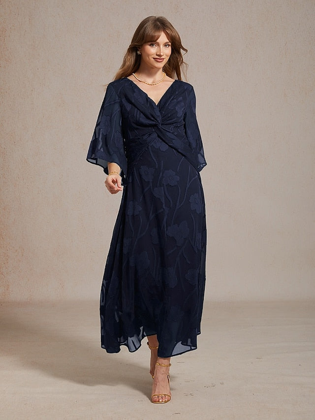 Women's Maxi Dress Chiffon Dress Elegant Daily Vacation