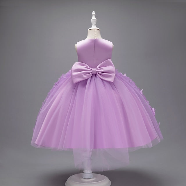 Dress Flower Party Kids Girl Butterfly Girls'