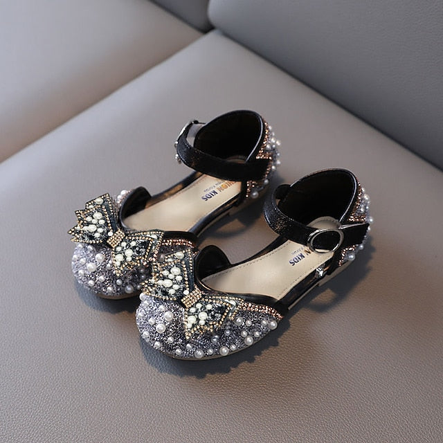 Flats PU Dress Lolita Glitters Girls' Shoes Daily Rubber