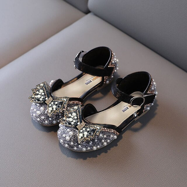Shoes Rubber Glitters Daily Girls' Lolita Dress Flats PU