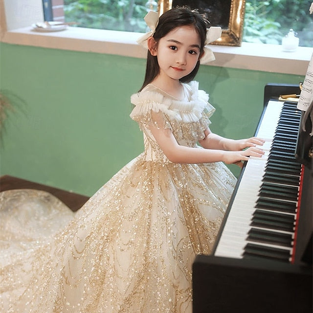 Kid's Princess Flower Girl Girls' Dress