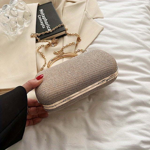 Sac à main en cuir pour femme, pochette de soirée en PU