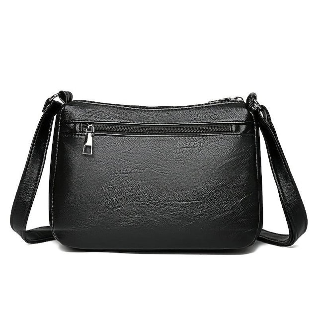 Crossbody Black Stylish Women's Bag – Faux Leather