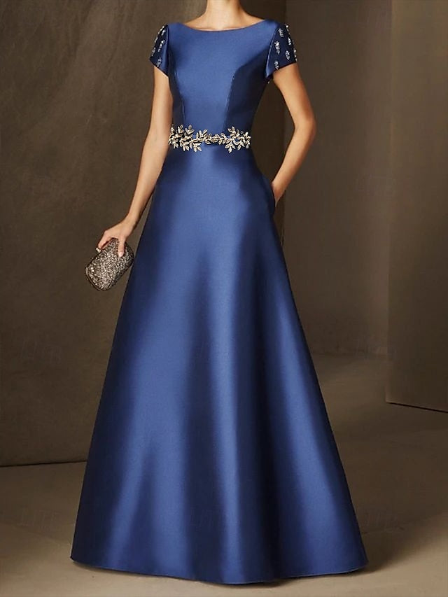 Accents Elegant Leaf with Pearl Bridal Gold Belt –