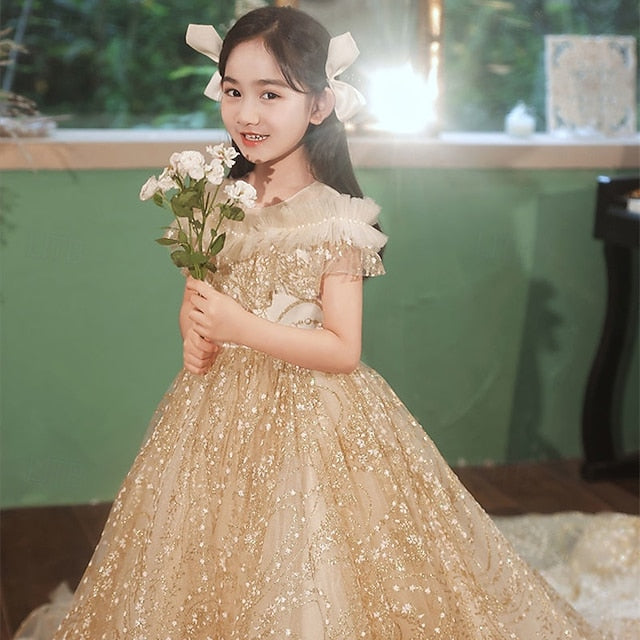 Kid's Princess Flower Girl Girls' Dress