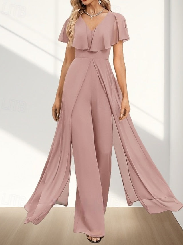 Wedding Bride of Pantsuit Dress Guest Jumpsuit / the Mother